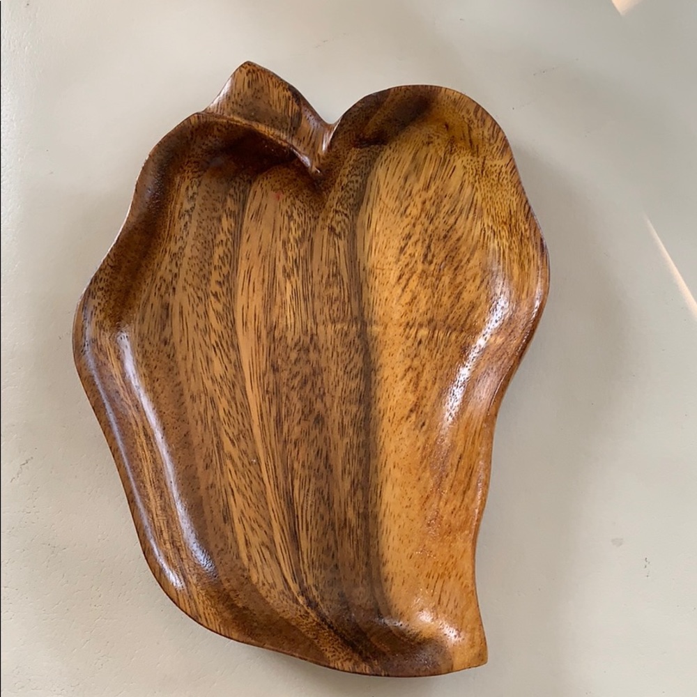 Hawaiian Wooden Plate